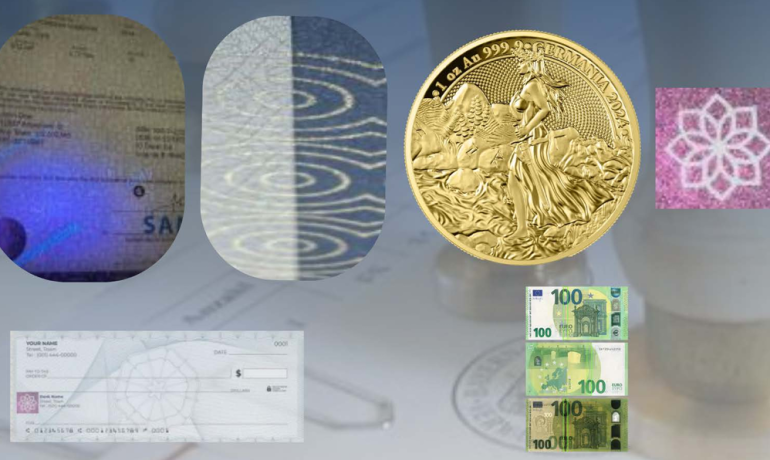 Secure printing, secure currency